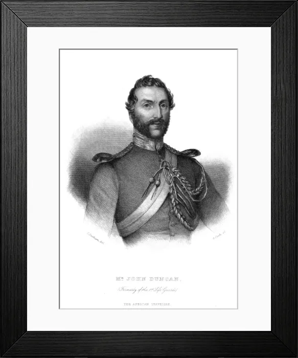 Framed Print : John Duncan, Explorer Framed Print : John Duncan, Explorer