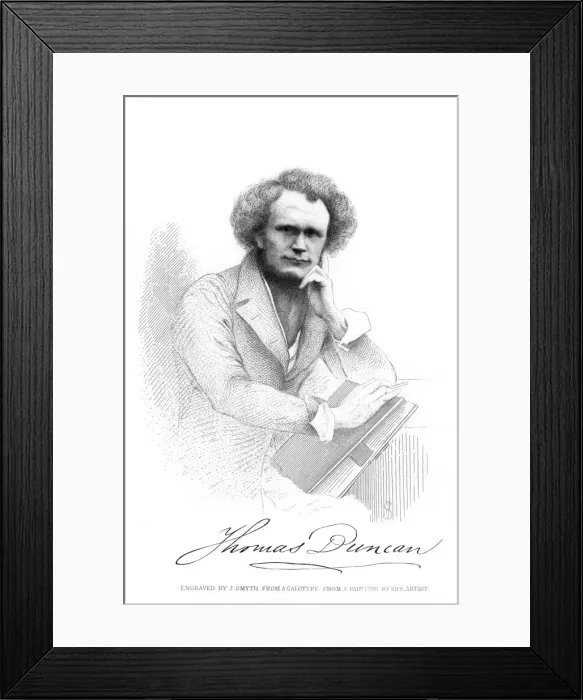 Framed Print : Thomas Duncan, Artist Framed Print : Thomas Duncan, Artist
