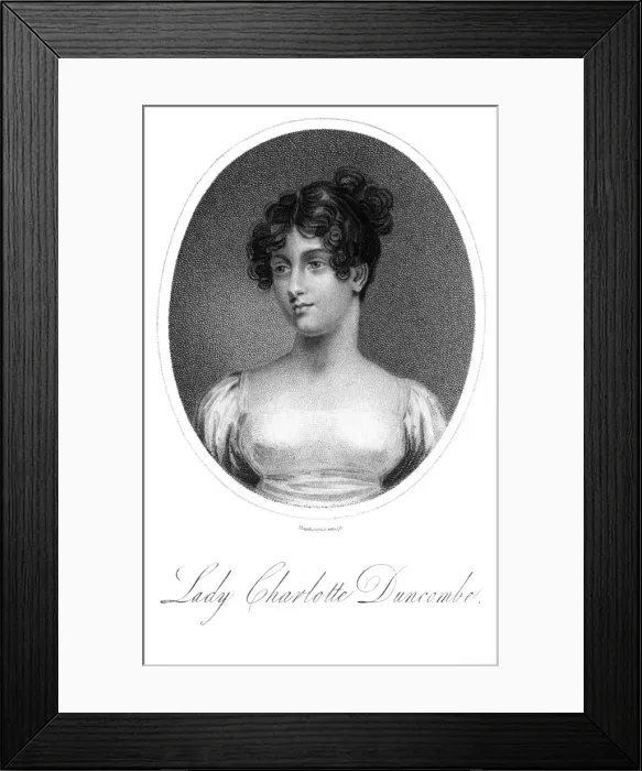 Framed Print : Lady Charlotte Duncombe Framed Print : Lady Charlotte Duncombe
