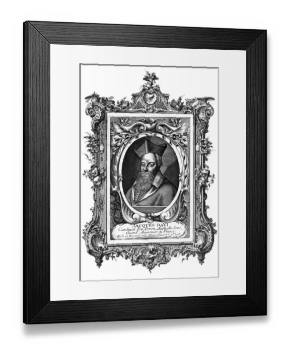 Framed Print : Jacques Davy Du Perron Framed Print : Jacques Davy Du Perron