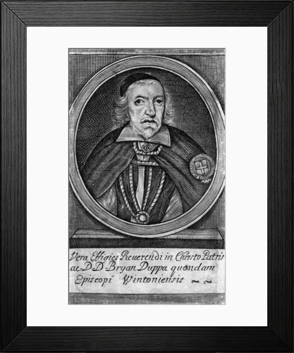 Framed Print : Brian Duppa, Bishop Framed Print : Brian Duppa, Bishop