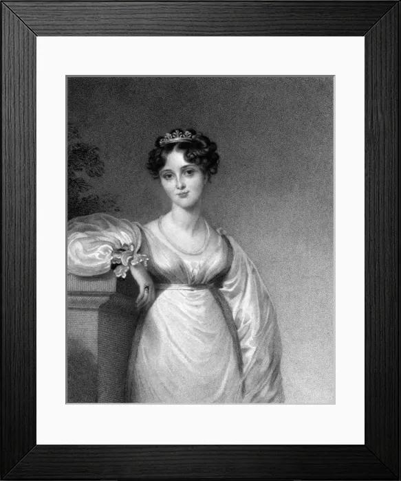 Framed Print : Louisa Countess Durham Framed Print : Louisa Countess Durham