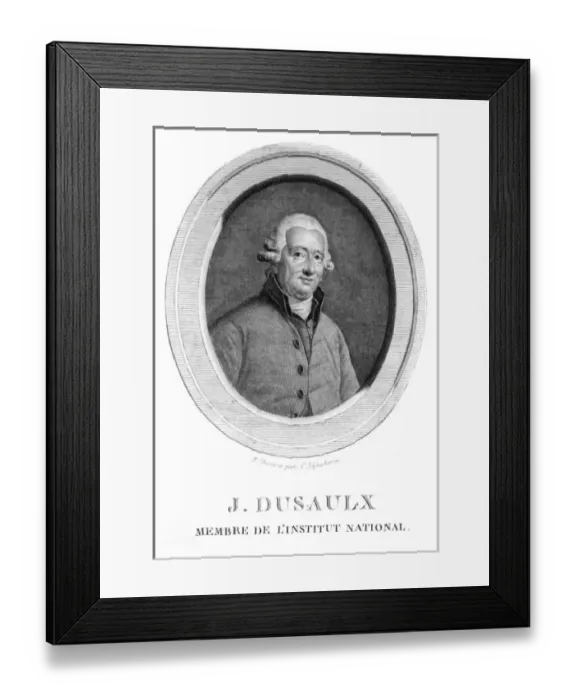 Framed Print : Jean-Joseph Dusaulx Framed Print : Jean-Joseph Dusaulx