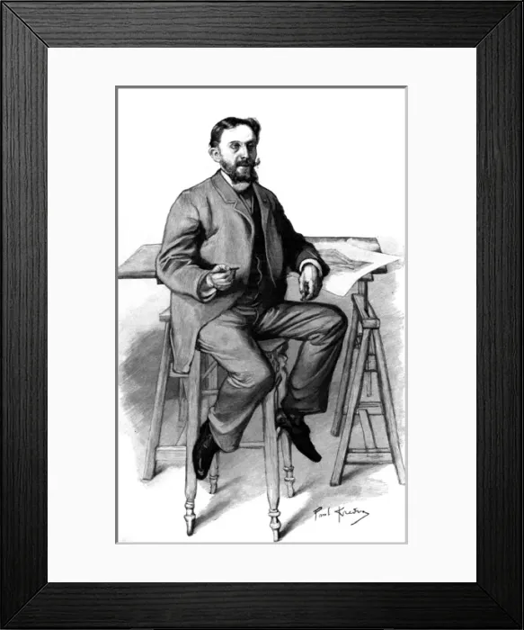 Framed Print : Louis Dutert, Architect Framed Print : Louis Dutert, Architect