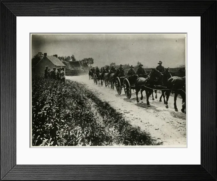 Framed Print : Australian Troops 1918 Framed Print : Australian Troops 1918