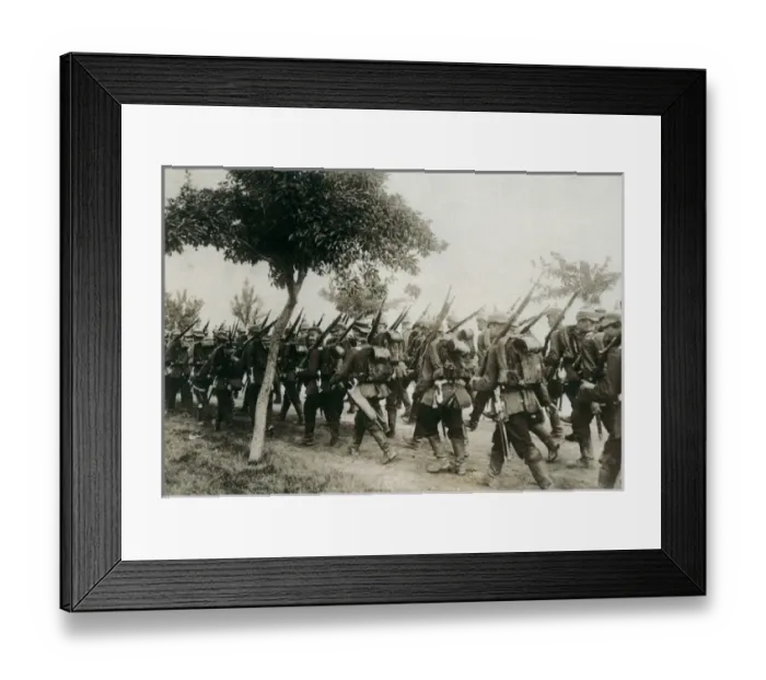 Framed Print : German Troops 1918 Framed Print : German Troops 1918