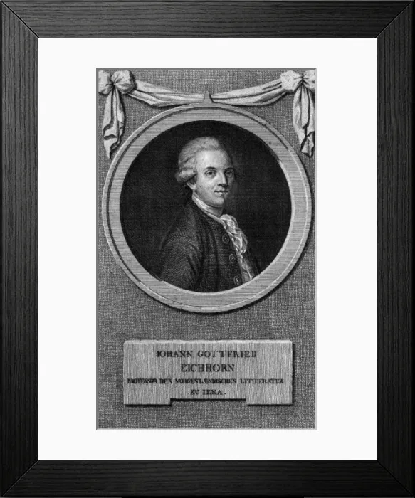Framed Print : Johann Gottfr. Eichhorn Framed Print : Johann Gottfr. Eichhorn