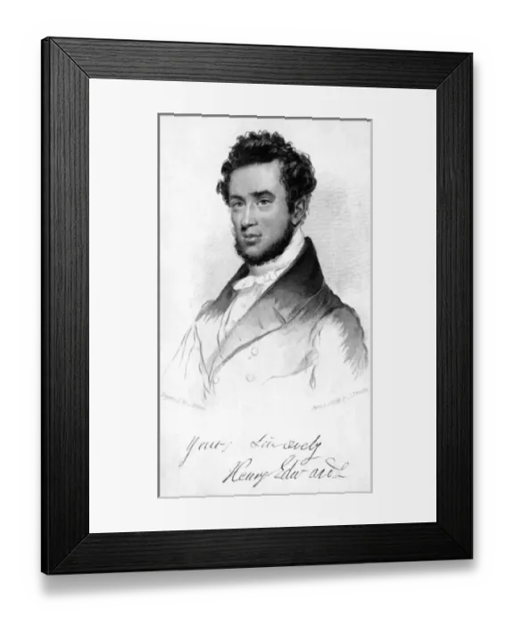 Framed Print : Henry Edwards, Writer Framed Print : Henry Edwards, Writer