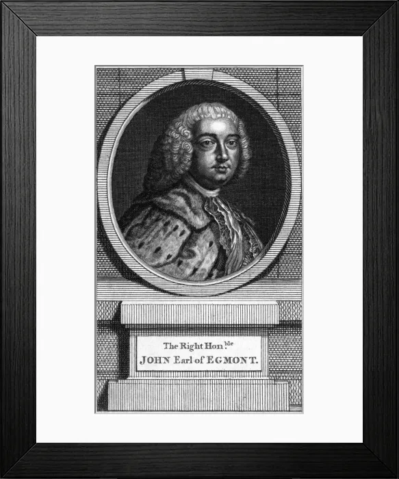 Framed Print : Second Earl of Egmont Framed Print : Second Earl of Egmont