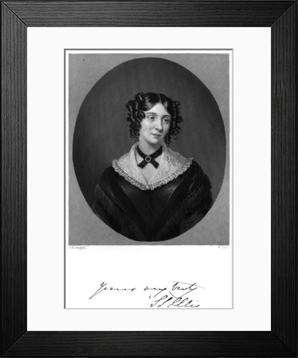 Framed Print : Sarah Stickney Ellis - 2 Framed Print : Sarah Stickney Ellis - 2