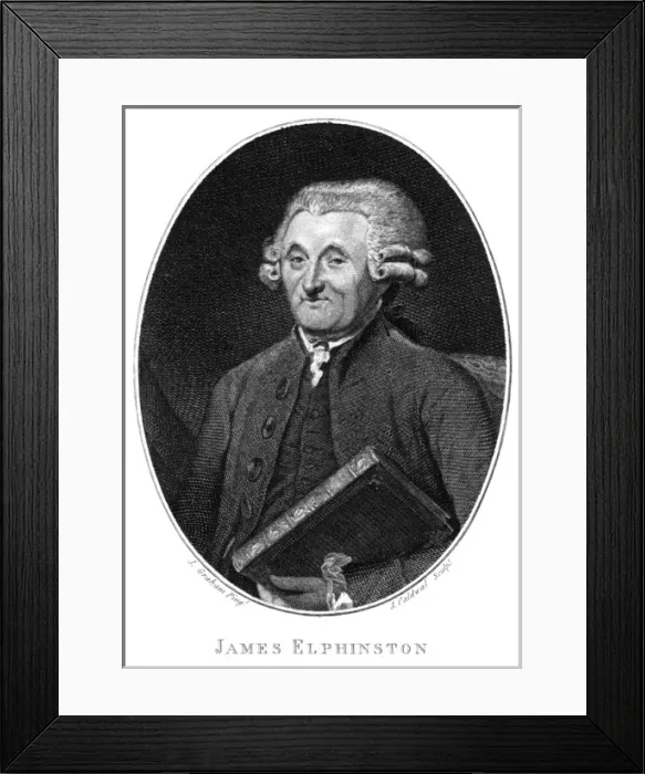 Framed Print : James Elphinston Framed Print : James Elphinston
