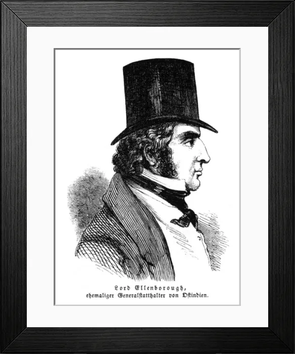 Framed Print : 1st Earl of Ellenborough Framed Print : 1st Earl of Ellenborough