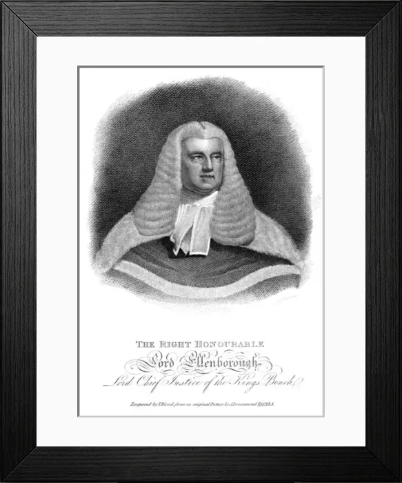 Framed Print : Edward Baron Ellenboroug Framed Print : Edward Baron Ellenboroug