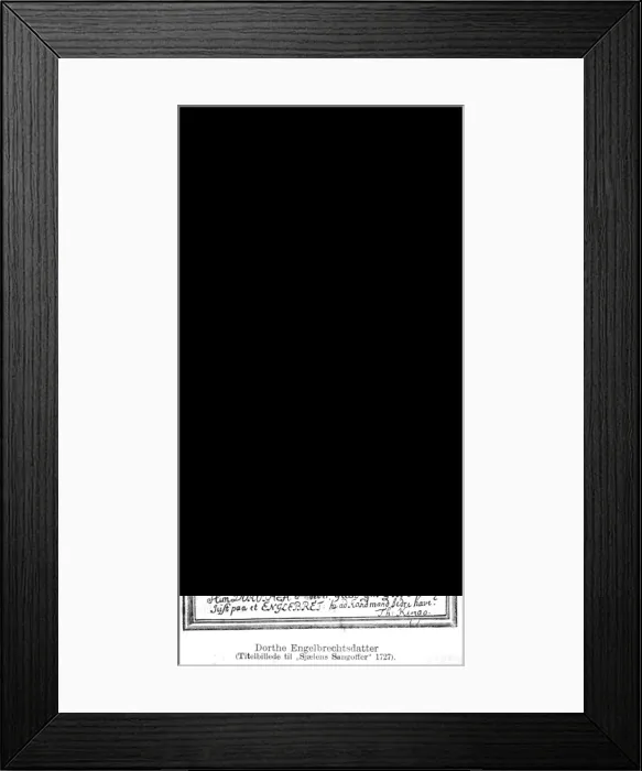 Framed Print : D. Engelsbrechtsdatter Framed Print : D. Engelsbrechtsdatter