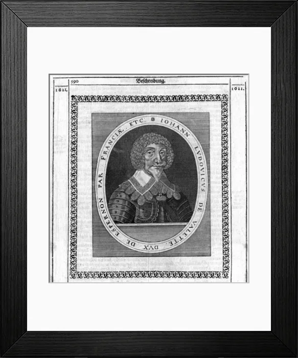 Framed Print : Jean Duc D epernon - 1 Framed Print : Jean Duc D epernon - 1