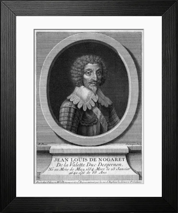 Framed Print : Jean Duc D epernon - 2 Framed Print : Jean Duc D epernon - 2