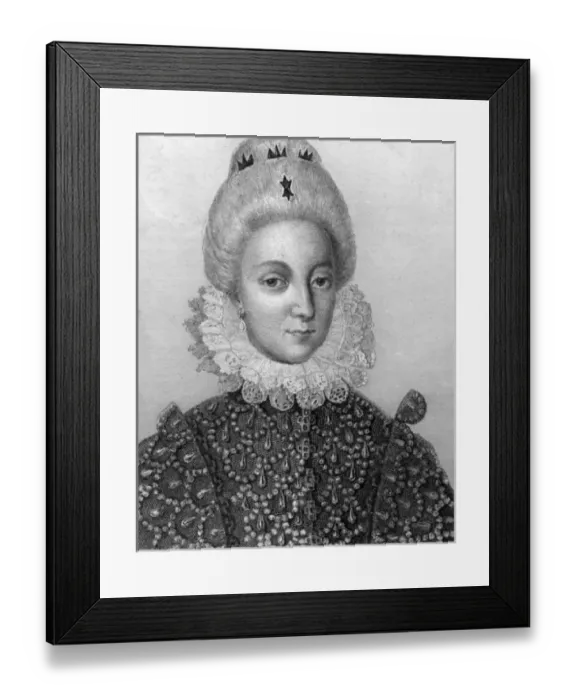 Framed Print : Marie Duchesse Entragues Framed Print : Marie Duchesse Entragues