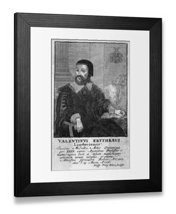 Framed Print : Valentinus Erythraeus Framed Print : Valentinus Erythraeus