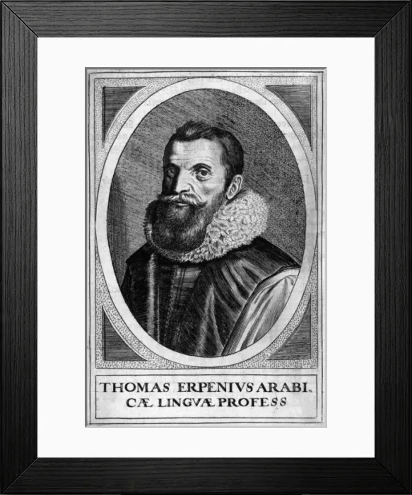 Framed Print : Thomas Erpenius Framed Print : Thomas Erpenius