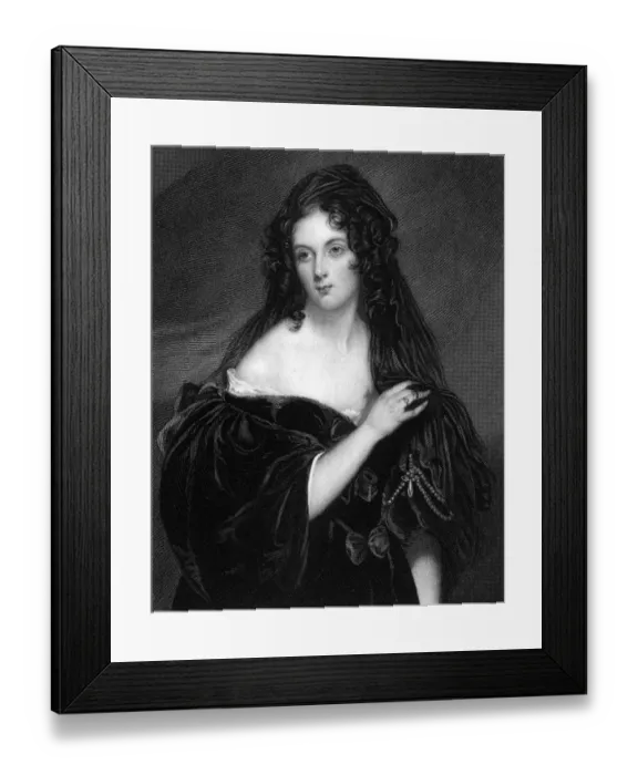 Framed Print : Caroline Countess Essex Framed Print : Caroline Countess Essex