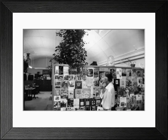 Framed Print : Mary Evans, Librarian Framed Print : Mary Evans, Librarian