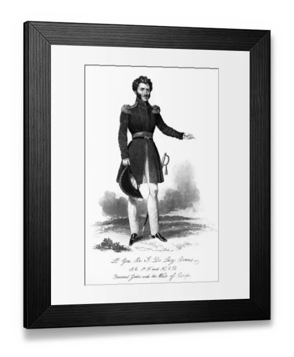 Framed Print : George De Lacy Evans - 4 Framed Print : George De Lacy Evans - 4