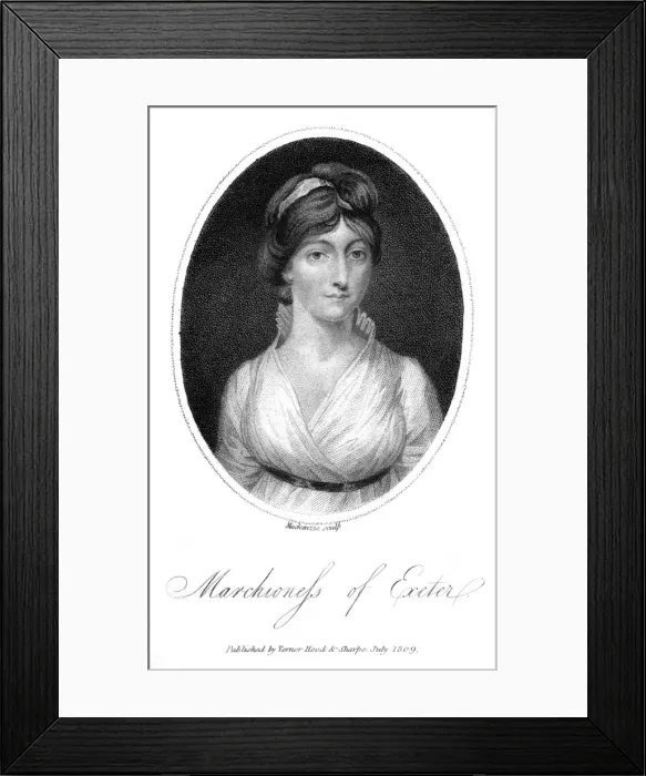 Framed Print : Eliz. Marchioness Exeter Framed Print : Eliz. Marchioness Exeter