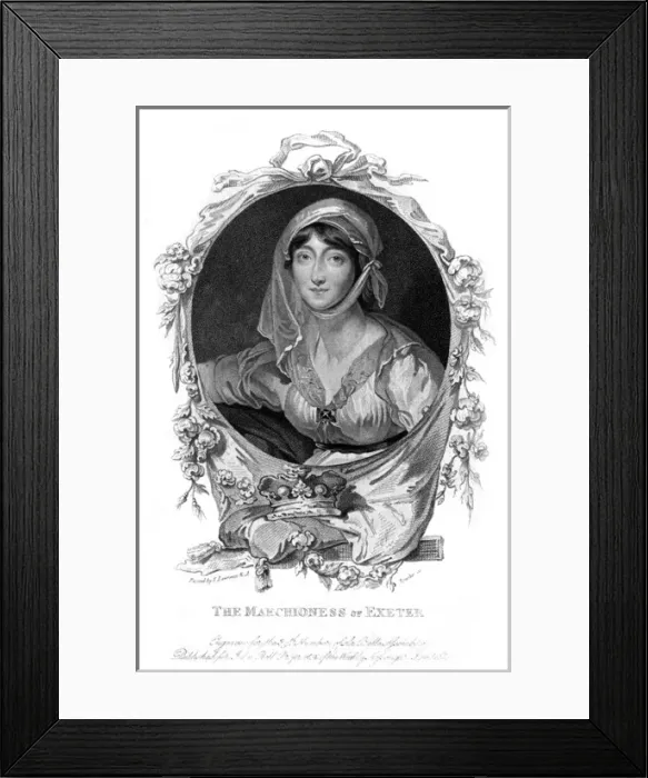 Framed Print : Eliz. Marchioness Exeter Framed Print : Eliz. Marchioness Exeter