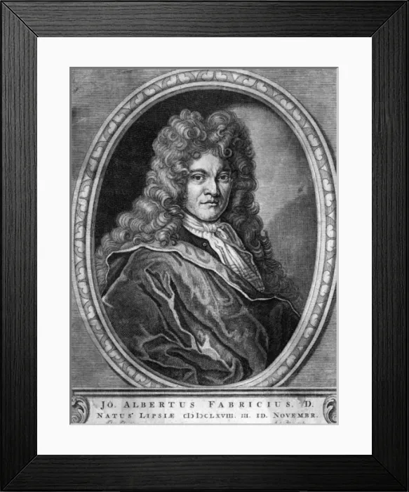 Framed Print : Joh. Alb. Fabricius Framed Print : Joh. Alb. Fabricius