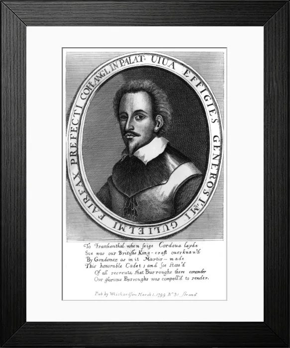 Framed Print : Sir William Fairfax Framed Print : Sir William Fairfax