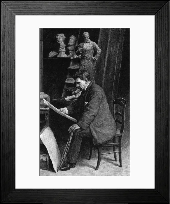 Framed Print : J a Falguiere - 3 Framed Print : J a Falguiere - 3