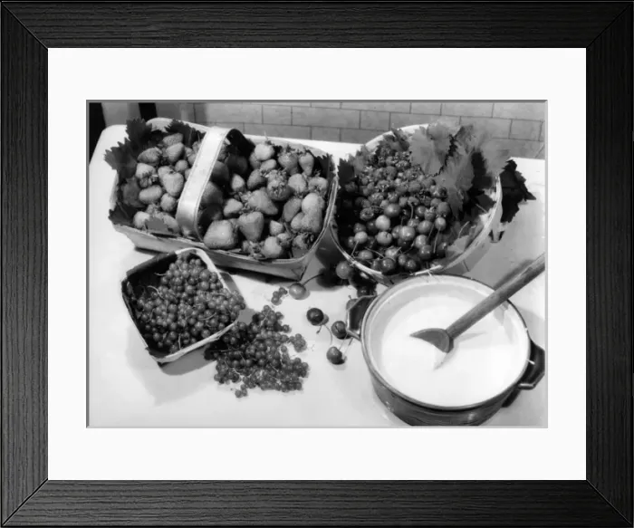 Framed Print : Punnets of Fruit Framed Print : Punnets of Fruit