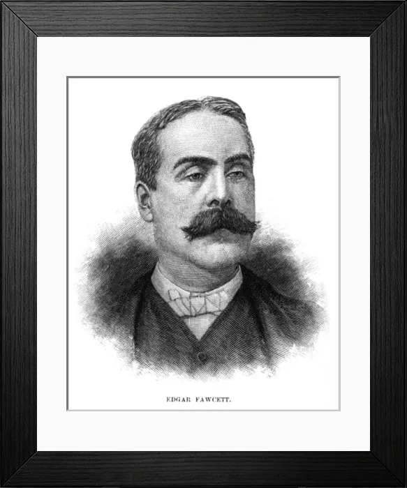 Framed Print : Edgar Fawcett Framed Print : Edgar Fawcett