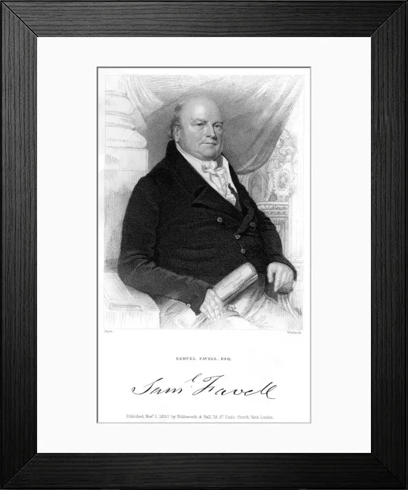 Framed Print : Samuel Favell Framed Print : Samuel Favell