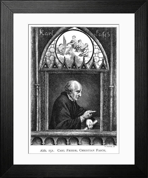 Framed Print : Carl F C Fasch Framed Print : Carl F C Fasch