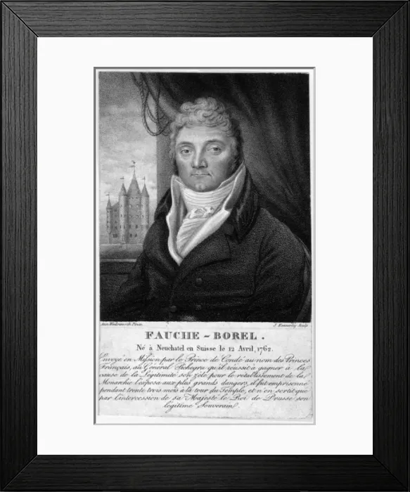 Framed Print : Louis Fauche-Borel Framed Print : Louis Fauche-Borel
