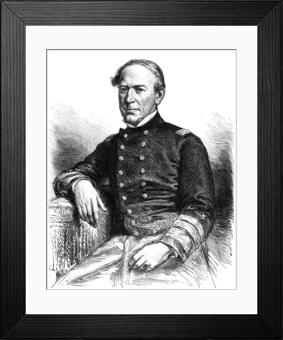 Framed Print : David Farragut - 5 Framed Print : David Farragut - 5