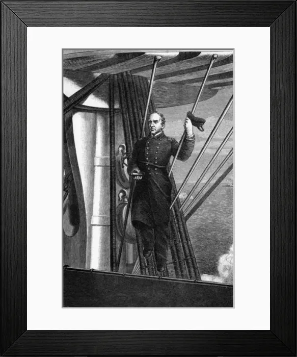 Framed Print : David Farragut - 6 Framed Print : David Farragut - 6