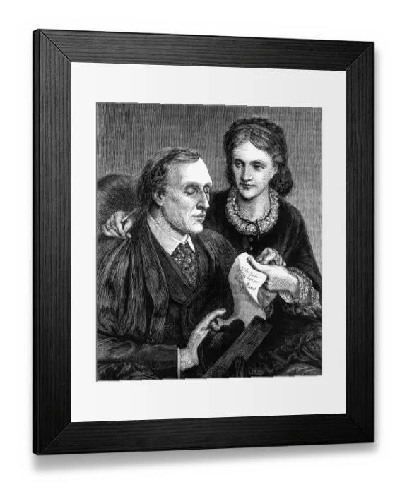 Framed Print : Henry Fawcett and Wife Framed Print : Henry Fawcett and Wife