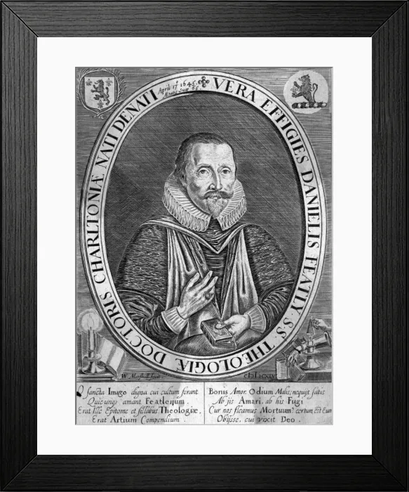 Framed Print : Daniel Featley Framed Print : Daniel Featley
