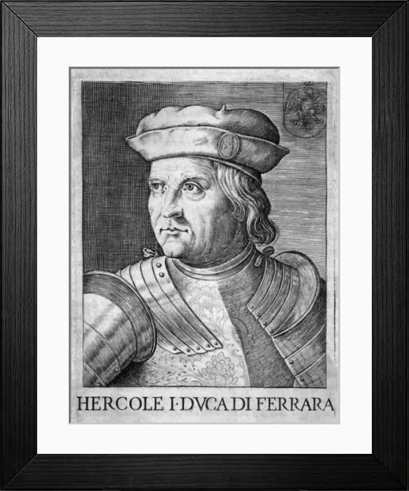 Framed Print : Ercole Duca Di Ferrara Framed Print : Ercole Duca Di Ferrara