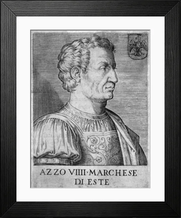 Framed Print : Azzo VIII Di Ferrara Framed Print : Azzo VIII Di Ferrara