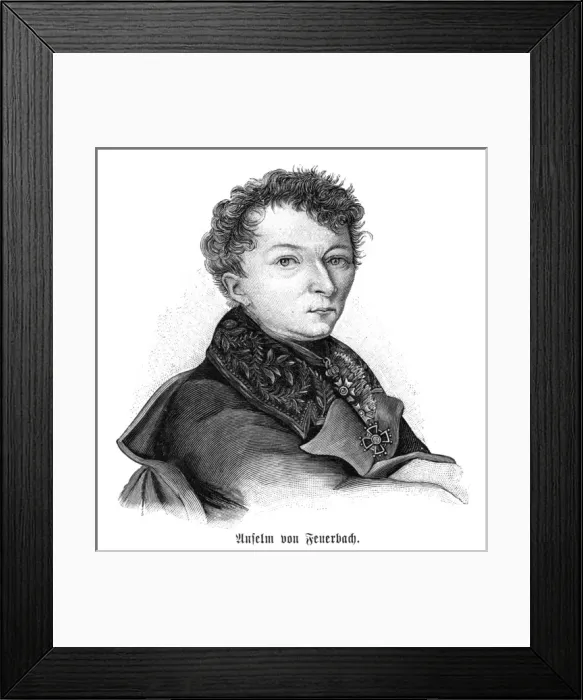 Framed Print : Anselm Von Feuerbach