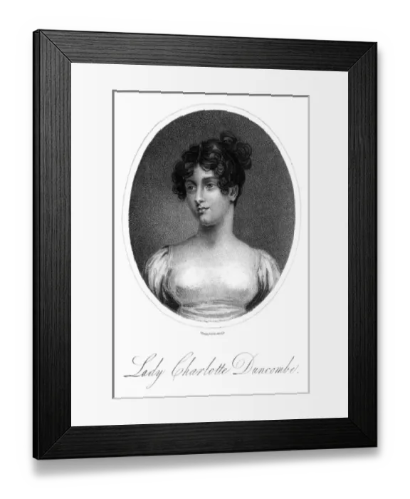 Framed Print : Charlotte Lady Feversham Framed Print : Charlotte Lady Feversham
