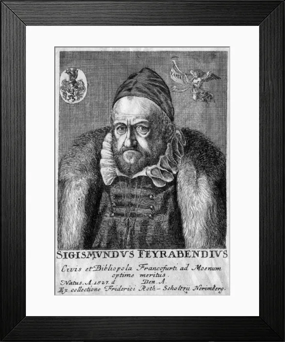 Framed Print : Sigmund Feyerabend - 1 Framed Print : Sigmund Feyerabend - 1