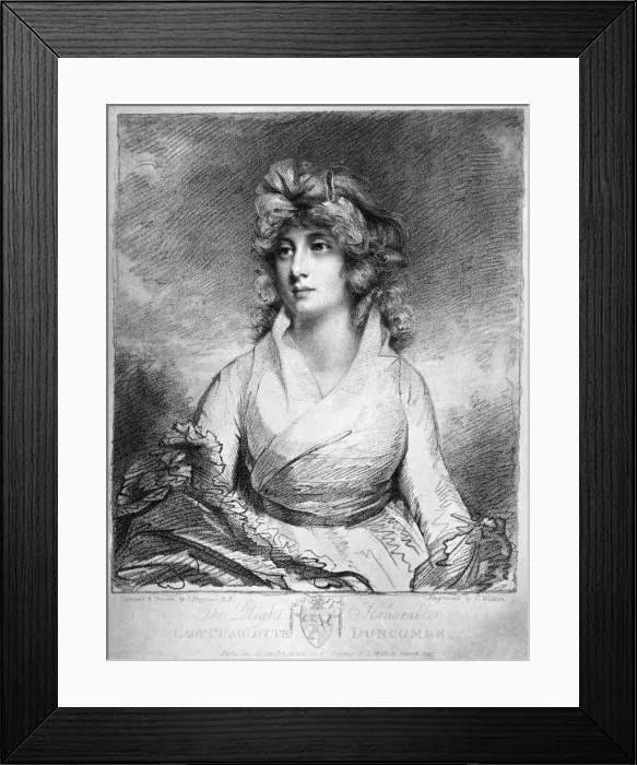 Framed Print : Charlotte Lady Feversham Framed Print : Charlotte Lady Feversham
