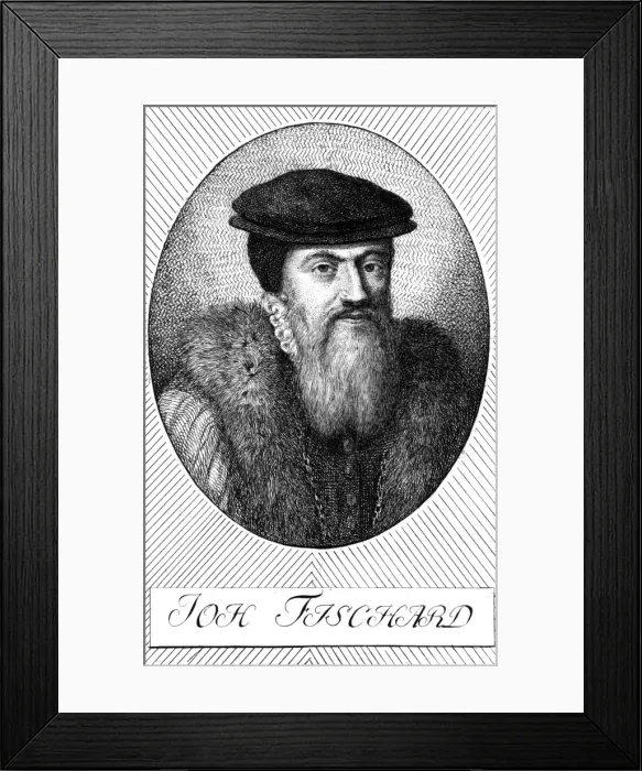 Framed Print : Johann Fischart, Satirist Framed Print : Johann Fischart, Satirist