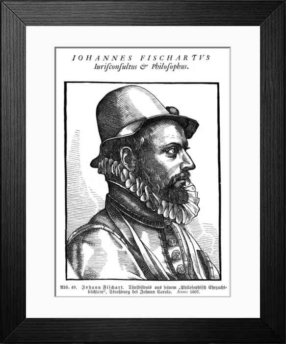 Framed Print : Johann Mantzer Fischart Framed Print : Johann Mantzer Fischart