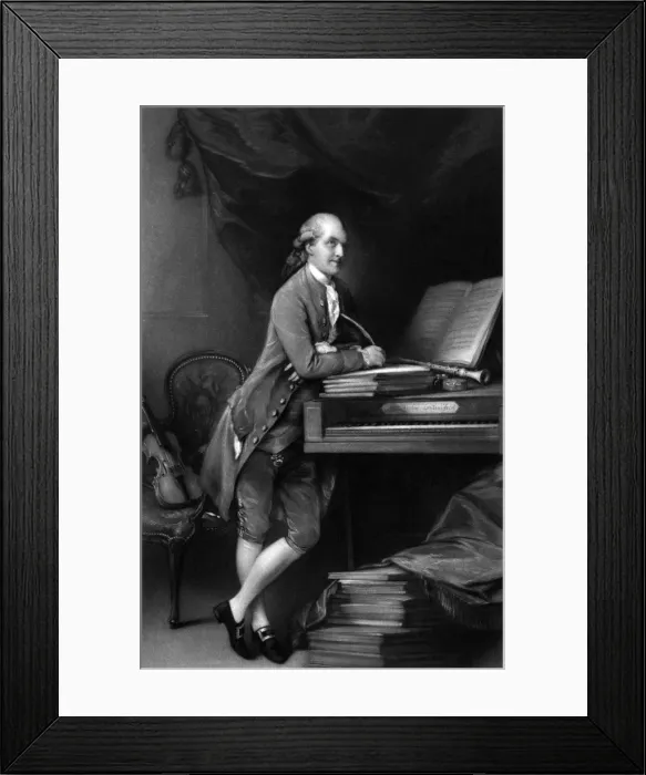 Framed Print : Johann Chr. Fischer