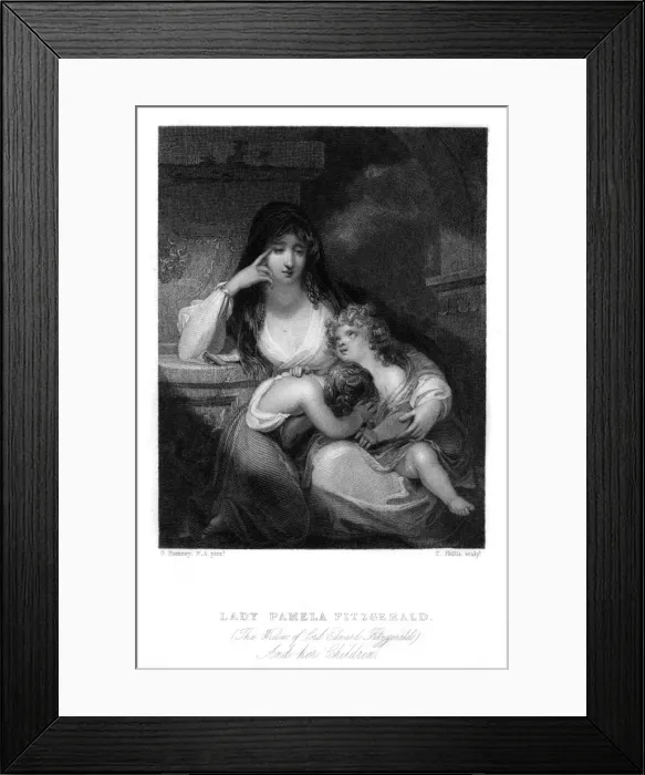 Framed Print : Lady Paela Fitzgerald